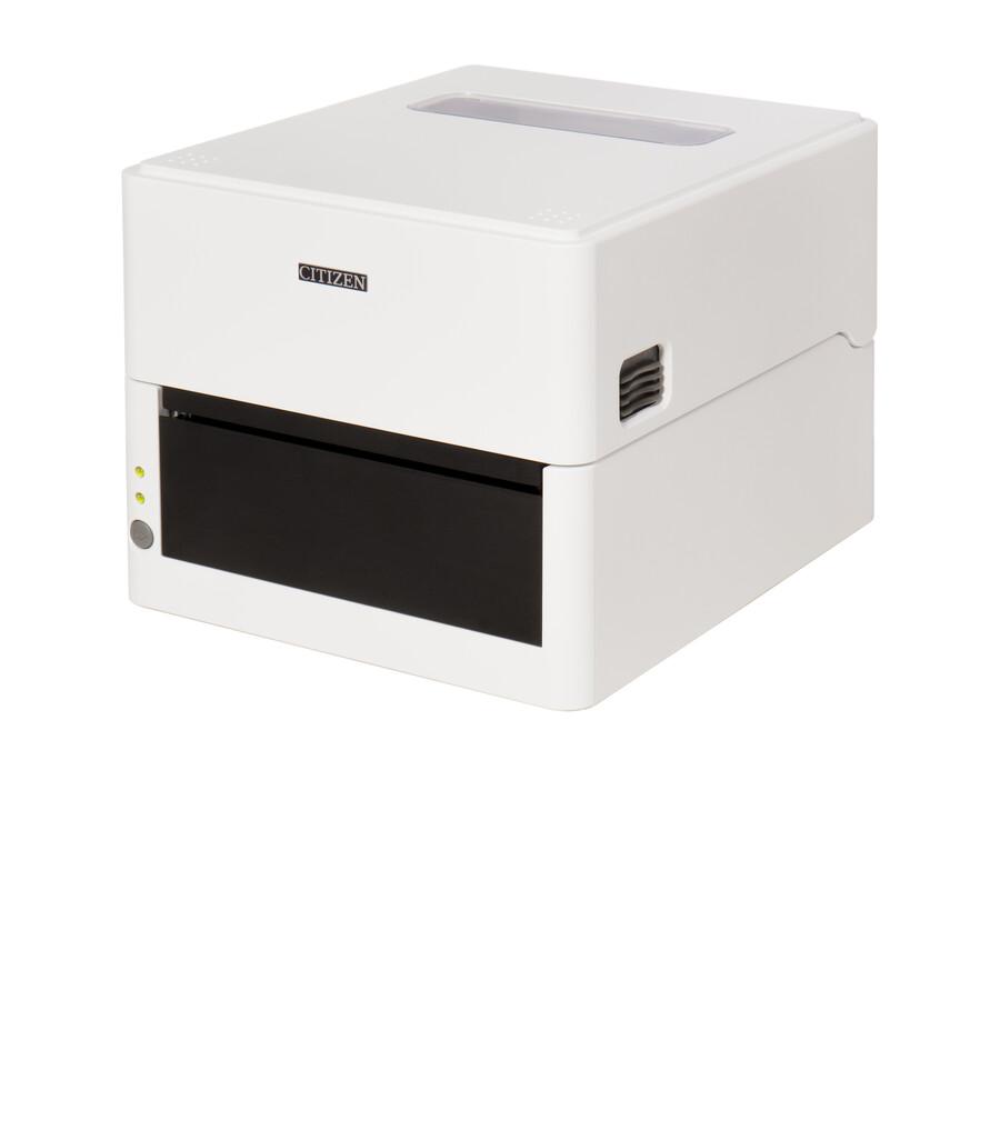 Термопринтер этикеток Citizen CL-E300 Printer; LAN, USB, Serial, Pure White, EN Plug