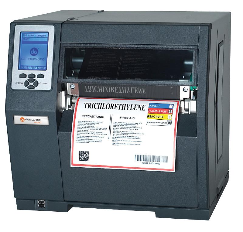 Термотрансферный принтер Datamax H-8308X - 8inch-300 DPI, 8 IPS, Bi-Directional TT Printer, 220v: EU and GB Plug, Basic Peel, Present and Internal Rewind, 3.0inch Metal Media Hub