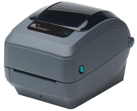 Термотрансферный принтер Zebra GK420t (203 dpi,ширина 102 мм, 127 мм/сек, USB, 10/100 Ethernet, диспенсер)