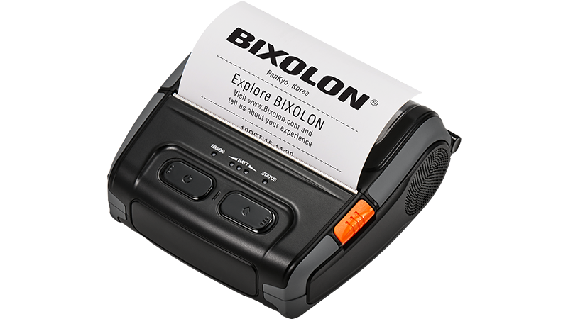 Термопринтер этикеток Bixolon SPP-R410 4" thermal mobile, black hinge, serial, usb, WIFI