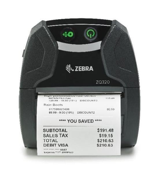  Мобильный термопринтер этикеток Zebra ZQ320