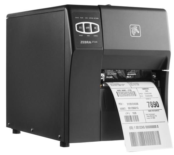  Промышленный термотрансферный принтер Zebra ZT220 TT; 203 dpi, RS232, USB