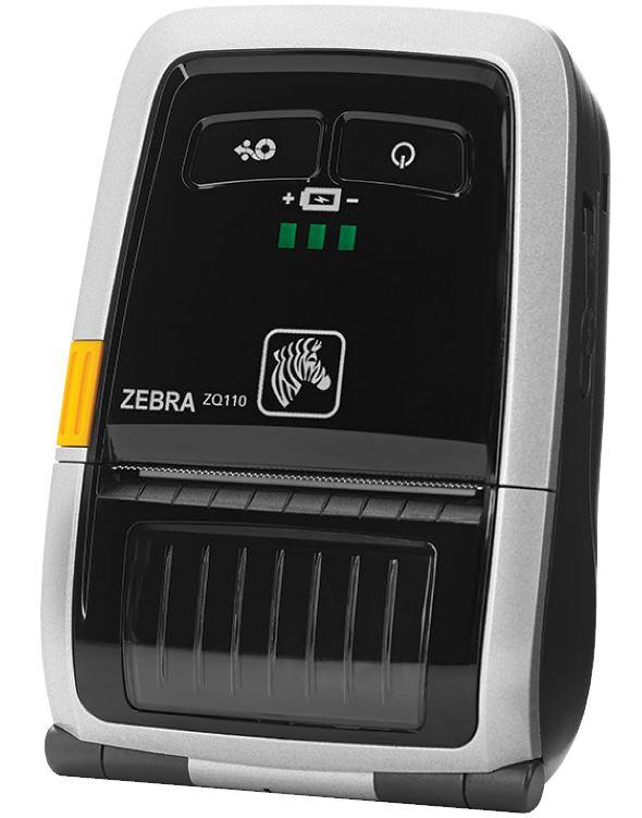  Мобильный термопринтер этикеток Zebra ZQ110 2&#039;&#039; Мобильный термо принтер, Bluetooth, считыватель маг. полосы,USB