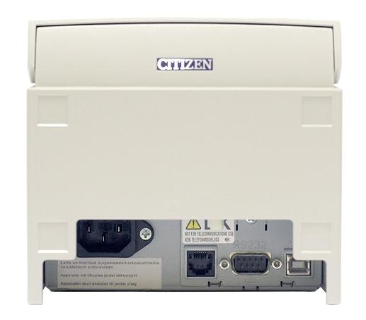 Термопринтер этикеток Citizen CT-S310II; Serial + USB, Pure White-4