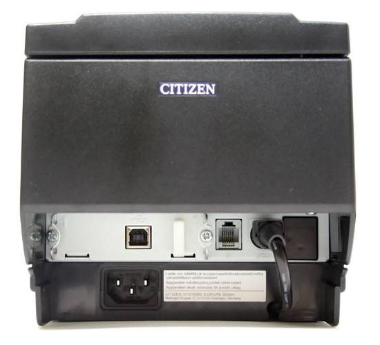 Термопринтер этикеток Citizen CT-S651II; No interface, Black-2