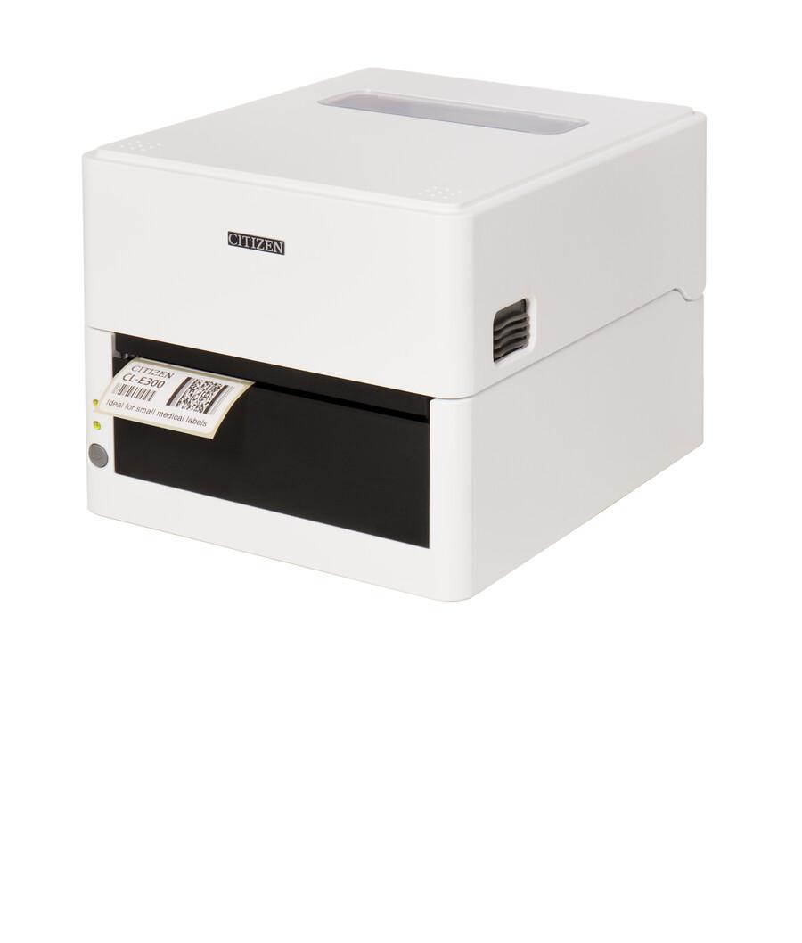 Термопринтер этикеток Citizen CL-E300 Printer; LAN, USB, Serial, Pure White, EN Plug-1