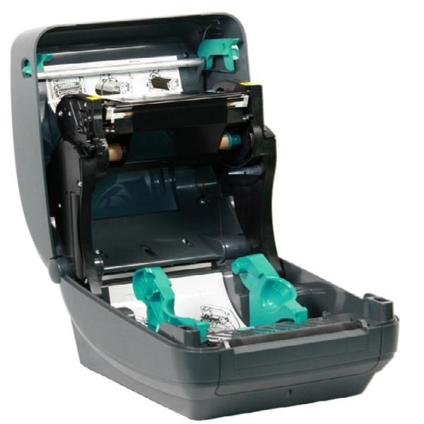 Термотрансферный принтер Zebra GX420t; 203dpi, USB, RS232, Ethernet, Cutter - Liner and Tag-1