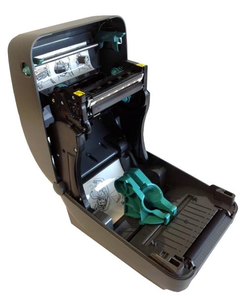 Термотрансферный принтер Zebra GX430t; 300dpi, USB, RS232, Ethernet, Dispenser (Peeler)-3