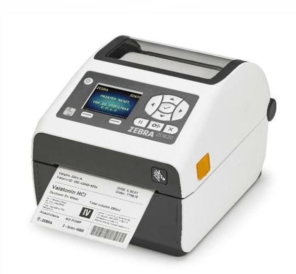 Термопринтер этикеток Zebra ZD620-HC Медицинский, 300 dpi, USB, USB Host, BTLE, RS232, Ethernet, WiFi, Bluetooth, с замком [ZD62L43-D0EL02EZ]-1