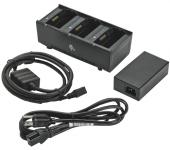 3-слотовое зарядное устройство для принтера Zebra ZQ600, QLn, ZQ500